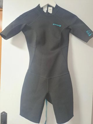 Neopreno Olaian Surf Corto Negro Talla XS