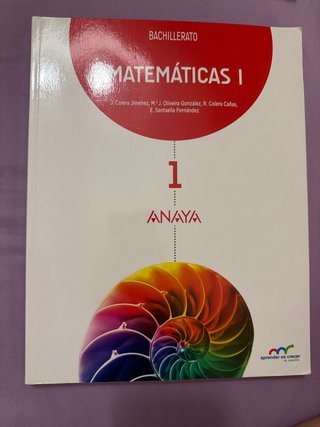 Matemáticas I. Bachillerato 1