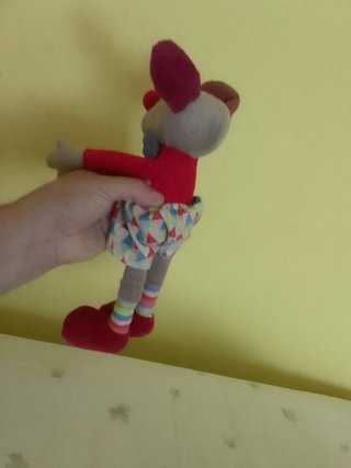 Clown peluche con suoni lungo 37cm