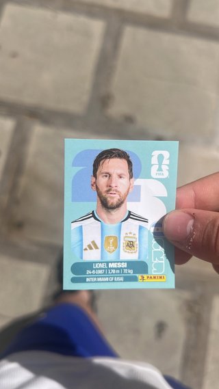 Cromo Lionel Messi Inter Miami CF Panini