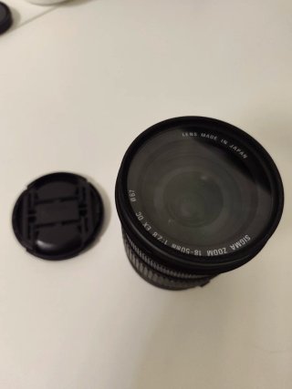 Sigma DC 18-50 2.8 Canon y filtro Canon Hace 67mm.