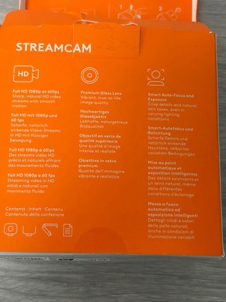 Logitech StreamCam Webcam 1080p 60fps USB-C