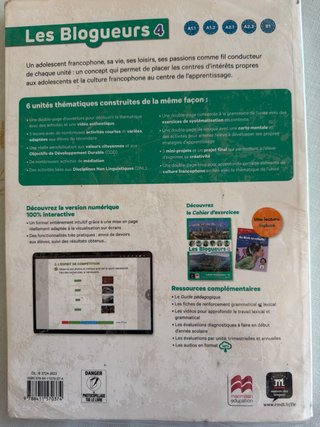 Les Blogueurs 4 A2.2 Livre de l'élève