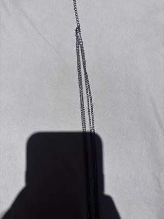 Collar con colgante de estrella plateado