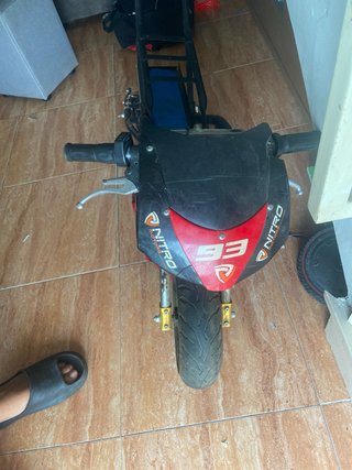 Moto Eléctrica Infantil Motocross Roja