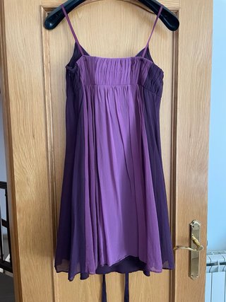 Vestido morado fiesta T. 40