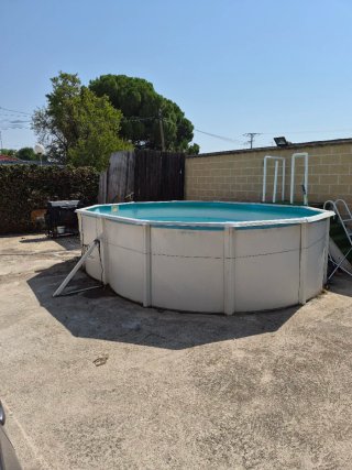 Piscina desmontable metal/plástico