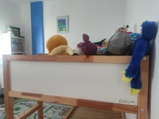 Cama alta Kura IKEA