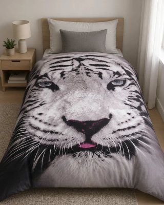Funda Nórdica Tigre Blanco