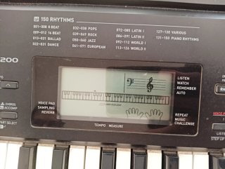 Teclado Casio CTK-3200 con pedal