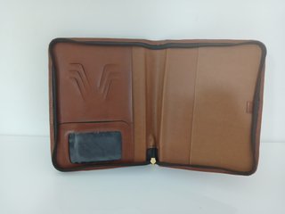 Cartella Portadocumenti Pelle Marrone Vintage