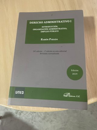 Derecho administrativo Introducción, organizaci...
