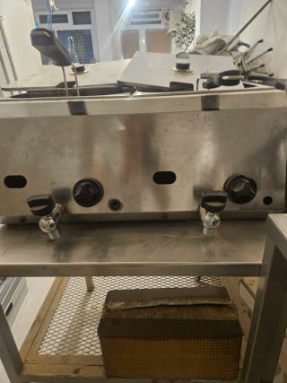 Freidora industrial gas 10+10L