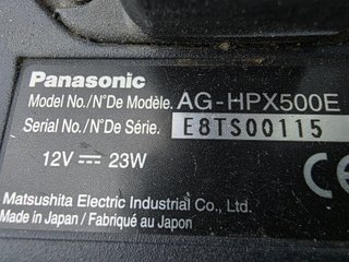 Panasonic AG-HPX500E P2 HD Broadcast Camera