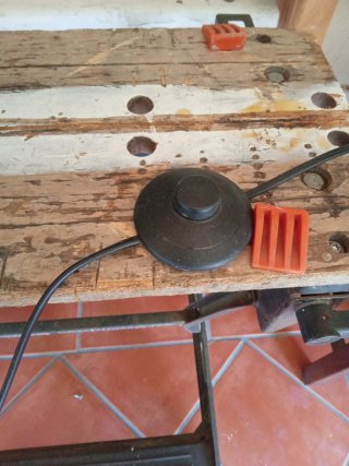 Estructura de lámpara de suelo