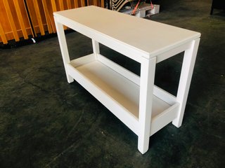 Consola auxiliar IKEA madera blanca