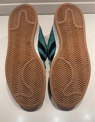 Adidas Campus Teal Suede Sneakers