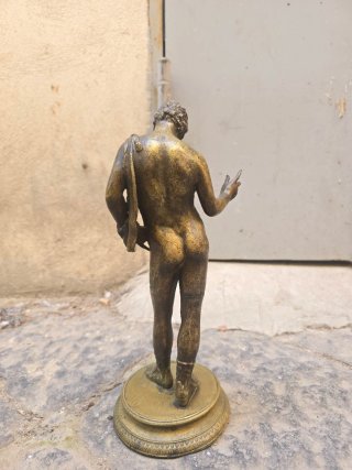 Narciso in bronzo d'epoca