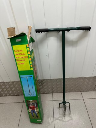 Cultivador manual de jardín de 5 púas