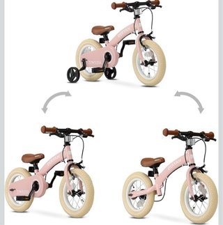 Bicicleta infantil Deryan rosa