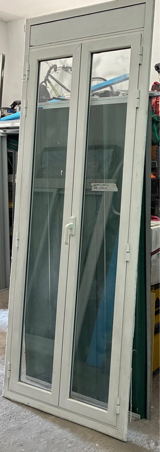 Puerta doble lacada blanco