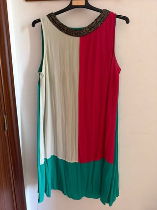 Vestido de fiesta tres colores t