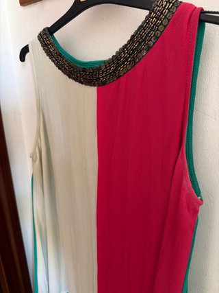 Vestido de fiesta tres colores t