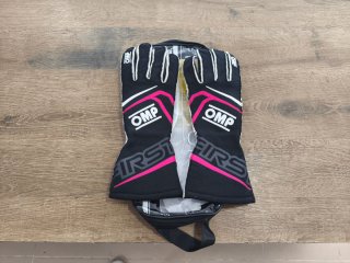 Guantes OMP First-S Negro/Fucsia