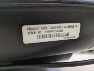 TV LG 42 Negra