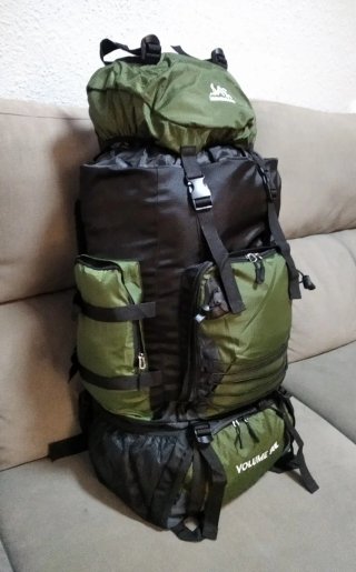 Mochila de gran Capacidad 90+10 Litros.
