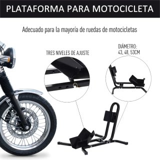 Caballete Moto Delantera Soporte Rueda