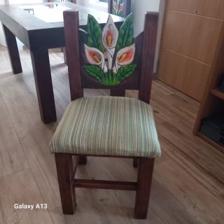 Mesa Comedor Colonial Mexicano con 4 Sillas