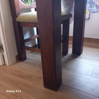 Mesa Comedor Colonial Mexicano con 4 Sillas