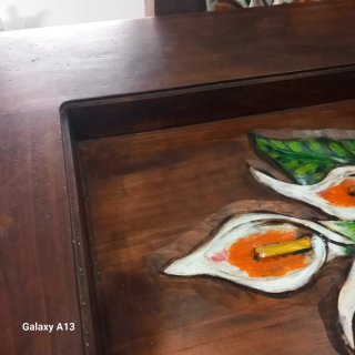 Mesa Comedor Colonial Mexicano con 4 Sillas