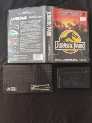 Jurassic Park Sega Mega Drive Cartucho