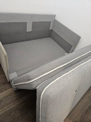 Sofá cama gris Ikea