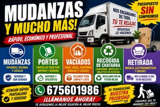 ¡Mudanzas y mucho más!