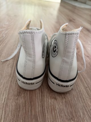 Zapatillas altas blancas mujer