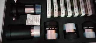 Omegon Caja Oculares Telescopio