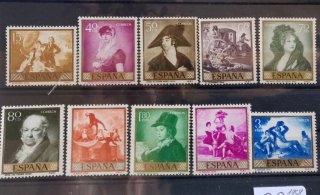 Sellos España 1958 Goya Serie Completa