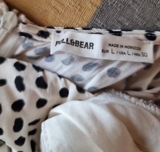 Vestito lungo a pois