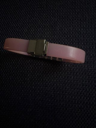 Pulsera Swatch Rosa y Plateada
