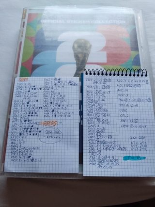Colección cromos Mundial - Cambio