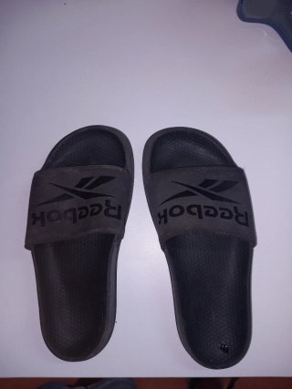 Ciabatte Reebok per Bambini Taglia 35 Nere