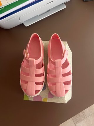 Sandalias rosas niña para playa talla 28
