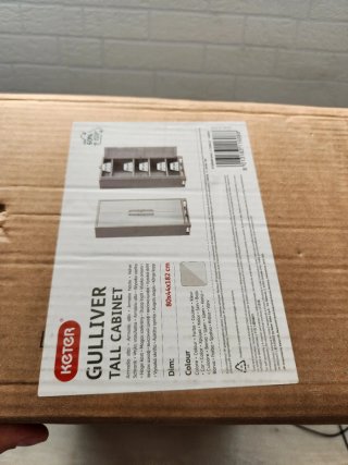 Armario Keter Gulliver Alto Beige