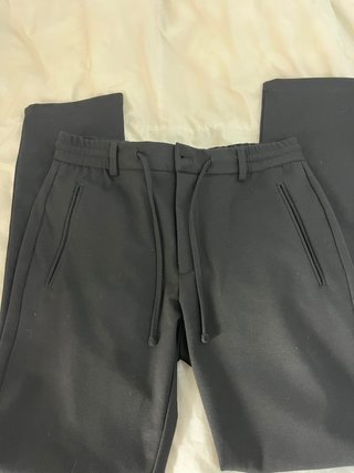 Pantalón de Traje Negro Talla S Hombre Slim Fit