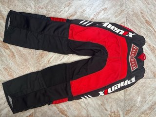 Equipación moto cross niño roja