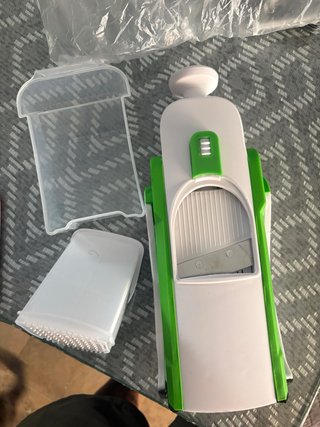 Mandolina de cocina con accesorios