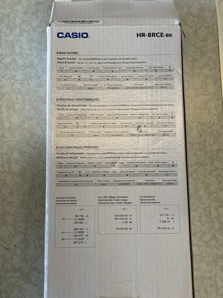 Calculadora Impresora Casio HR-8RCE